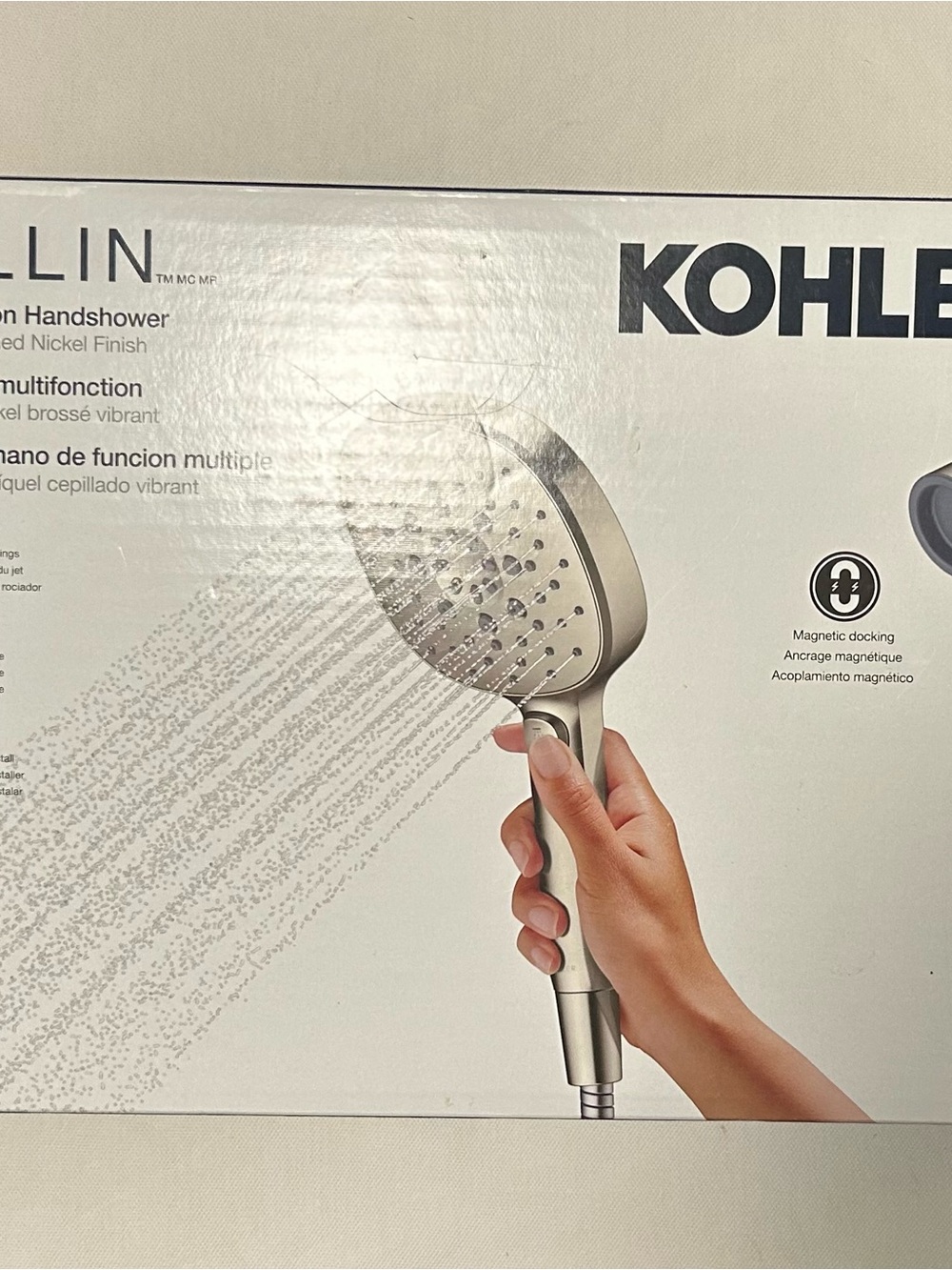 Kohler Tellin Brushed Nickel Multifunction Handshower